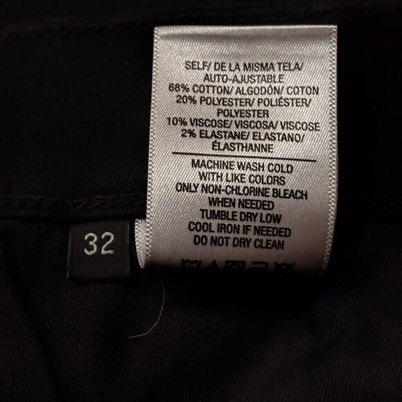 HUDSON Ace Skinny Jeans Men's 32x33 Black Solid Denim Mid Rise 5 Pocket NWOT - Picture 8 of 11